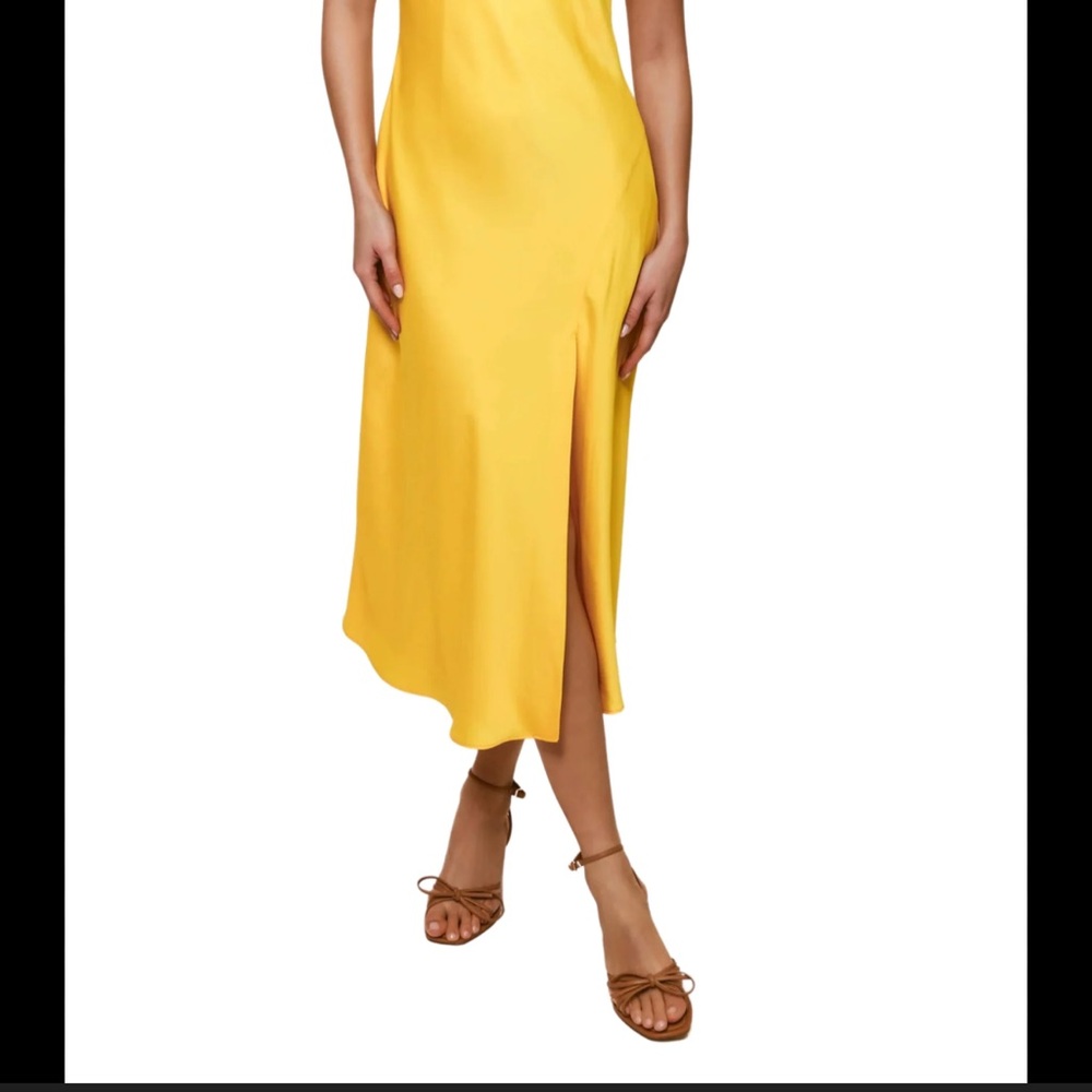 Hutch Yellow Midi Dress